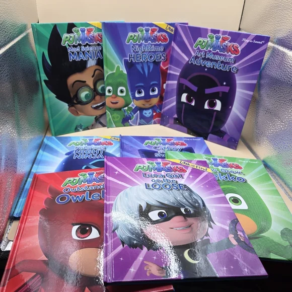PJ Masks Electronic Look and Find Play-a-Sound 8 Book Set - Picture 3 of 3